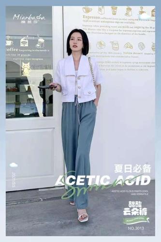 云朵裤，阔腿时尚又百搭。,女装,棉芭莎