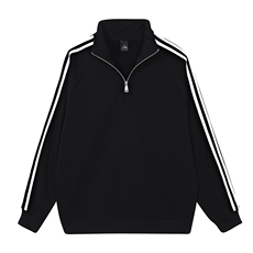 加绒奥粒绒重磅500克足POLO领拉链圆领卫衣外套RH143JR-P55，男装Polo衫，星座610B-1