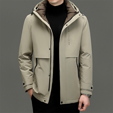 BZC2386钱塘2020-2新款时尚休闲简约冬季厚款中年男士羽绒服P270，男装羽绒服，钱塘207-2