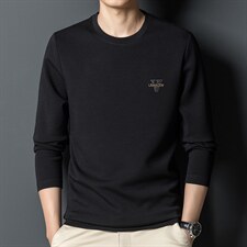 2023冬季新款毛衣男休闲圆领时尚针织衫中年爸爸装YYK55-P120图片