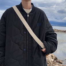 冬新港风大码重工刺绣棒球服男士设计感棉服棉衣保暖外套M52-P145，男装棉衣，电商A001-1