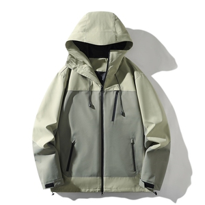 新款男女高品质户外登山服青少年学生冲锋衣夹克外套HS6607图片