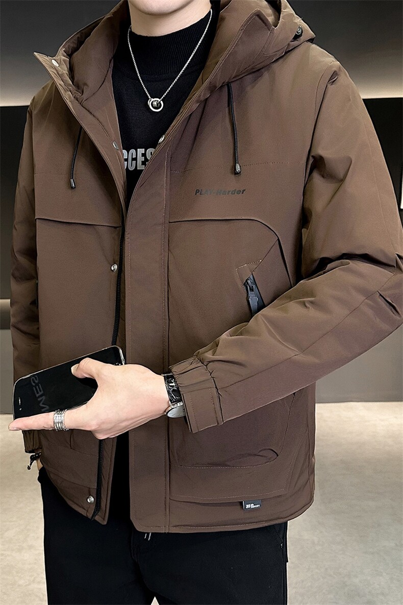 店主风2025年男士秋冬二棉加棉加厚夹克连帽棉服M1123-P105,男装夹克,电商D240-242
