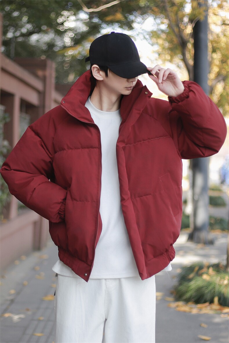 图脏脏服冬季短款棉衣外套立领宽松面包服MY60/P85/118,男装棉衣,星座1412-2