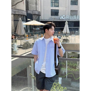 夏季条纹凉感衬衫ZC0122-P33