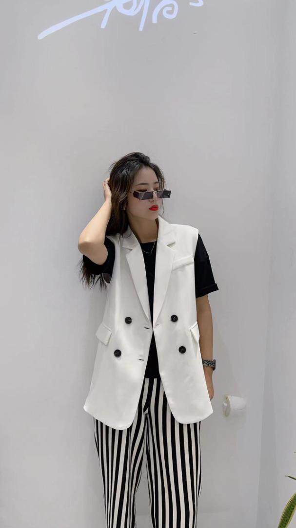 汪尚春SHANGCHUN·W春装2022西装马甲，女装西装，SHANGCHUN·W 汪尚春