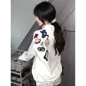 WE1738-P54 美式复古重磅连帽卫衣男设计感小众图片