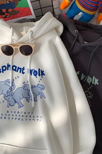 数据好主推 中性风卫衣男连帽宽松外套 X-416B-1-WL113-P45 限58图片