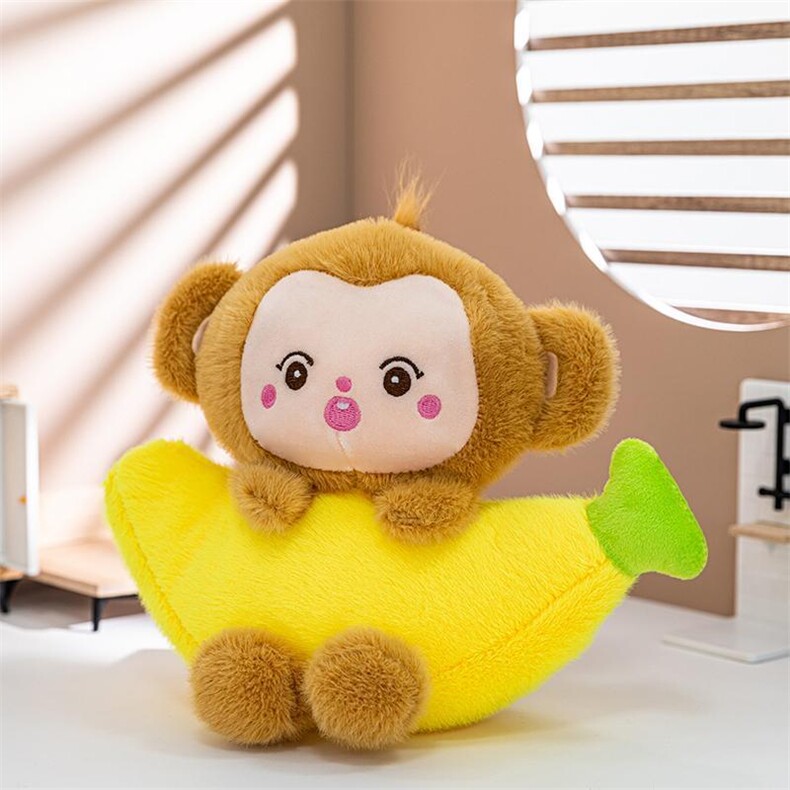 欧貂香蕉猴（百个起售），童话毛绒