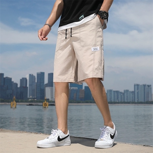 夏季新款短裤男宽松潮流港风百搭休闲五分裤运动短裤325-P20控48图片