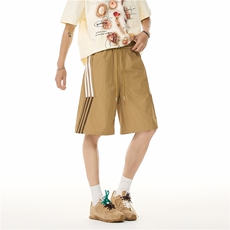 夏季新款美式潮流条纹宽松速干休闲短裤B315-K25563-特p25控48，男装牛仔裤，电商B315