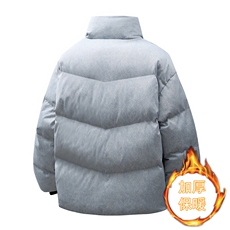新款大码冬季棉袄外套棉服休闲加厚保暖立领宽松A436-562-P95，男装棉衣，电商A436