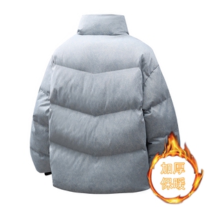 新款大码冬季棉袄外套棉服休闲加厚保暖立领宽松 A436-562-P95图片