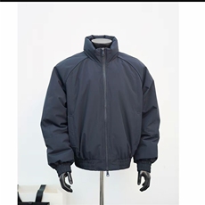 网图双拉链三防立领棉服男飞行夹克冬季宽松保暖棉衣D500特P65，男装夹克，电商A335-1（原A458）