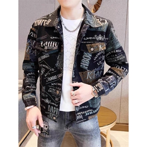 1506-1/J3771/P63迷彩服上衣单件男士长袖潮男百搭修身夹克图片