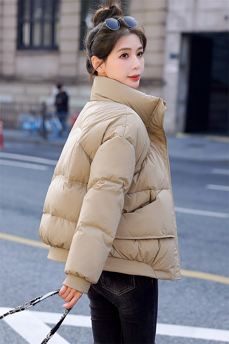 短款羽绒服女2024冬季新款小个子独特漂亮超好看红色欧货厚面包服,女装羽绒服,姿衣坊