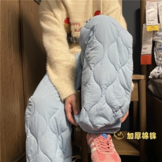 葫芦纹东北零下大棉裤子男冬季外穿加厚保暖滑雪裤直筒宽松休闲裤，男装休闲裤，电商B315