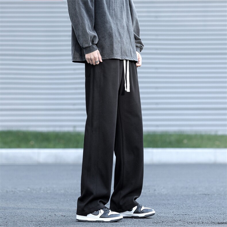 美式加厚休闲拖地卫裤时尚华棉潮流百搭 X1690-特批37加绒特批47图片