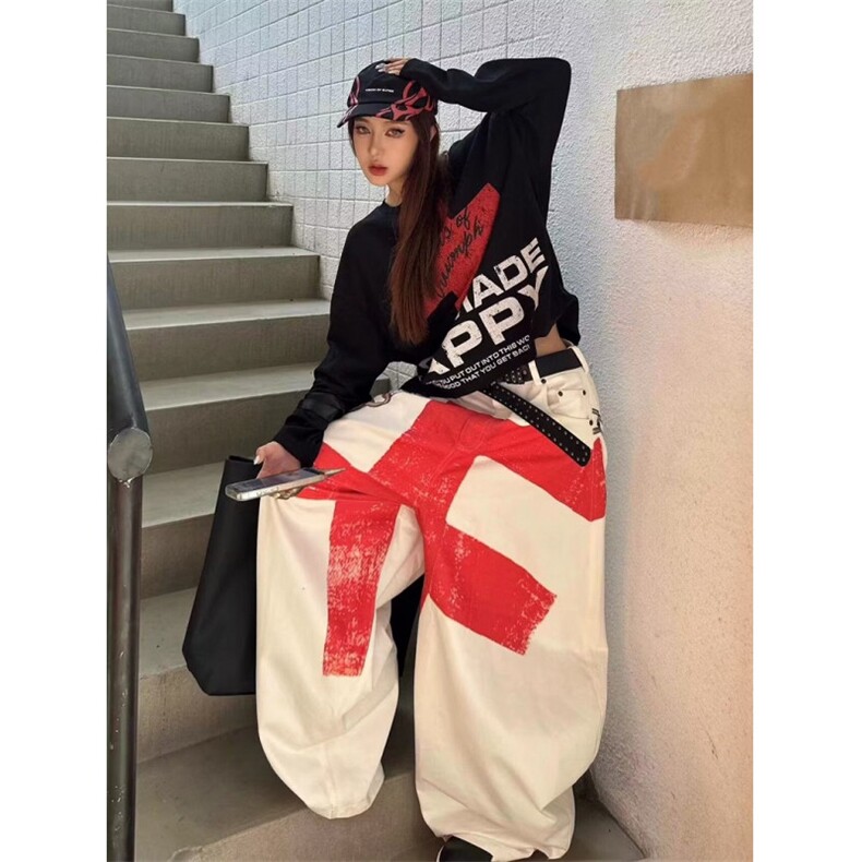 时尚文艺流行百搭原宿慵懒气质休闲裤女日系简约潮流新款KQ60,男装休闲裤,星座1116A（原606A-3）