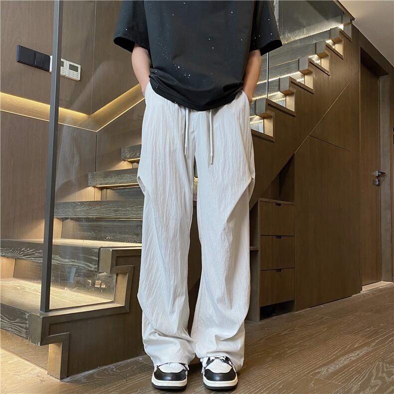 INS夏季舒适透气垂感男女宽松阔腿休闲裤B315-K24105-特P30控58,男装休闲裤,电商B315