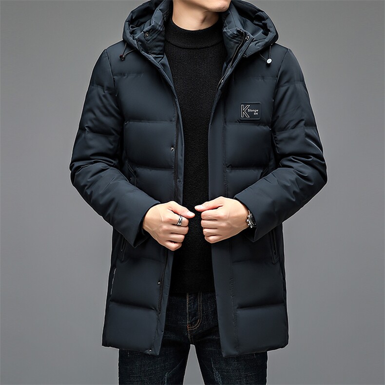 羽绒服2022保暖休闲中长款青年保暖鸭绒外套男装上衣HD6808-P285,男装羽绒服,星座1105-3