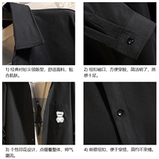 长袖衬衫男士大码宽松衬衣男寸衫砖墙CS15292-P38，男装衬衫，电商A040A