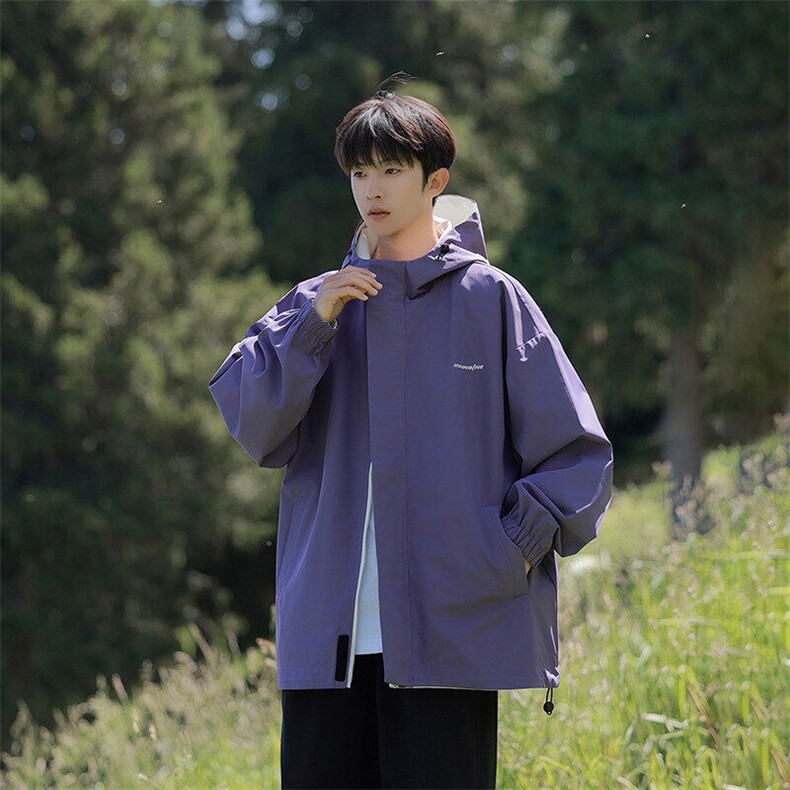 秋季户外夹克男双面穿冲锋衣外套DSA157B-JK7902-P70,男装夹克,电商A157B