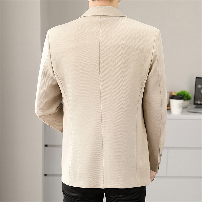 507A-X815-P1202025春款时尚针织小西装春季青年西服外套,男装西服,星座507A（原星座306B-2）
