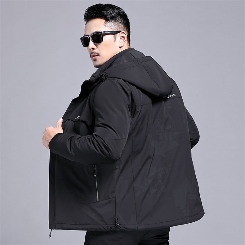B2126钱塘2020-3精品90白鸭绒连帽继续男装羽绒服P235图片