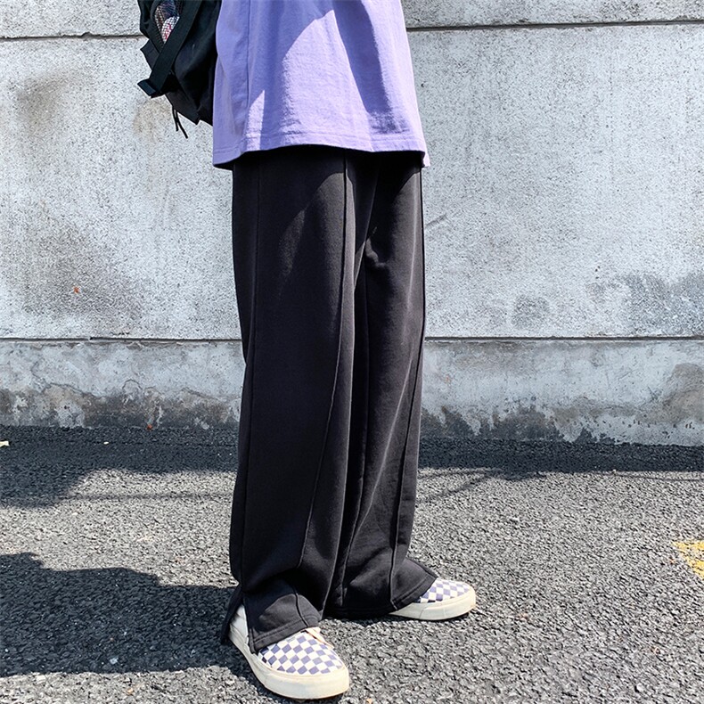 NK3003-P45港风运动裤男士休闲裤男宽松直筒裤男哈伦裤男,男装休闲裤,电商A040