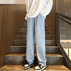 K1220-p30-控59oversizecleanfit黄泥牛仔裤直筒裤老爹裤长裤，男装牛仔裤，星座103A-1