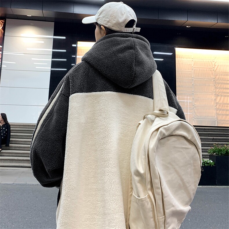 2024冬上新中性加绒加厚棉衣羊羔绒连帽外套男女991-P110控价158,男装棉衣,电商A441-1