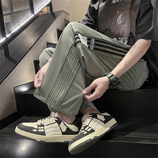 抖音高品质夏季冰丝薄款休闲九分裤男BK231-特P38控68，男装休闲裤，电商B370