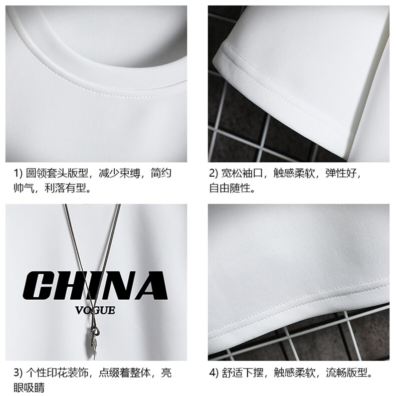 TK28001-P25春夏季七分袖t恤男大码五分袖男短袖中袖网格挂拍,男装T恤,电商A040A