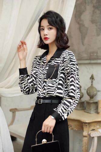 现货衬衣打底，女装，研尚