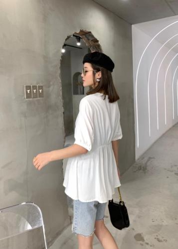 [现货]夏季新款时尚修身小衫天丝面料透气性,女装,蜜思优沫