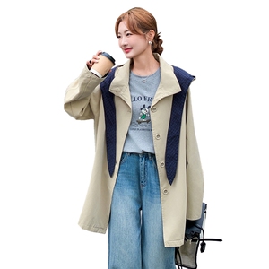 数据款风衣外套女2025秋季新款小个子高质感短款图片