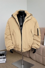 堆堆袖棉衣男冬季新款港风休闲连帽棉服学生面包服MF9006-P95，男装棉衣，星座214-3