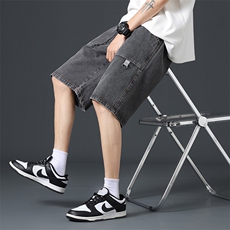 数据好夏季宽松牛仔短裤男五分裤A409-1N2522P45，男装牛仔裤，电商A409-1