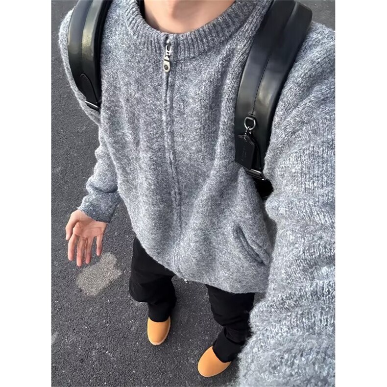 潮牌针织开衫男韩系外套慵懒风痞帅毛线衣ins百搭上衣M867,男装针织衫/毛衣,星座1116A（原606A-3）