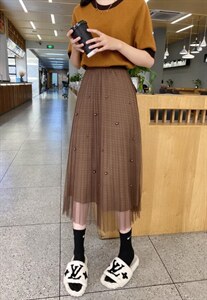 珠珠纱裙图片
