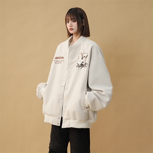 春装现货 重磅刺绣棒球服 XZ609-WT2365-特P90-158图片