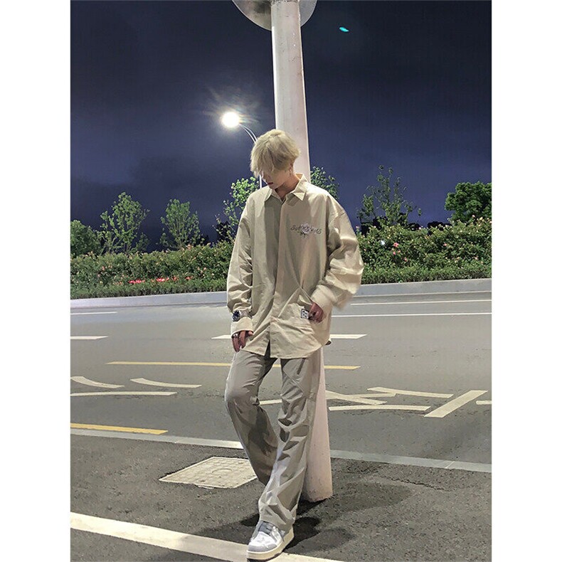 美式复古hiphop嘻哈冲锋裤潮牌图片
