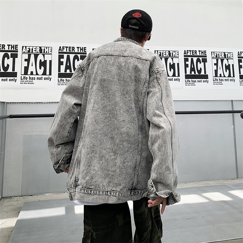 百搭男夹克尖领气质春秋潮ins标准潮流长袖外穿青春流行时尚新款,男装夹克,星座716-2