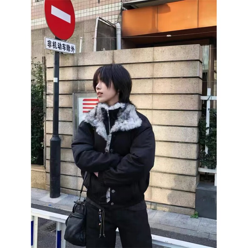 1506A/G1980/P146座山雕外套男冬季皮草貂毛大衣,女装短外套,星座1506A