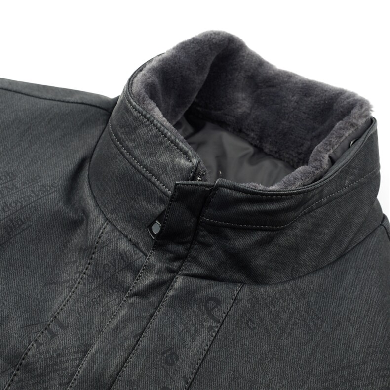 冬季新款脱卸内胆皮羽绒服外套爸爸装立领上衣YYYR062130-P275,男装羽绒服,电商B212（原钱塘6029）