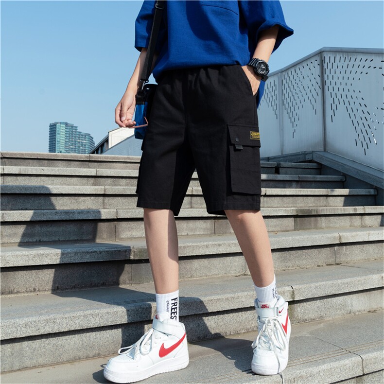 夏季裤子男韩版潮牌百搭宽松五分短裤休闲工装裤8680/,男装休闲裤,星座1506-1