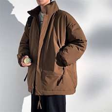 男士宽松防风防水加厚棉袄面包服DSA157B-M8808-P75，鞋类箱包手腕包，电商A157B