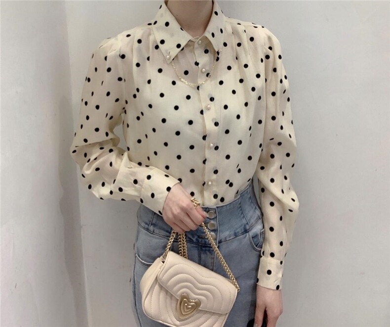 春季新款韩版小衫，女装，朵缇