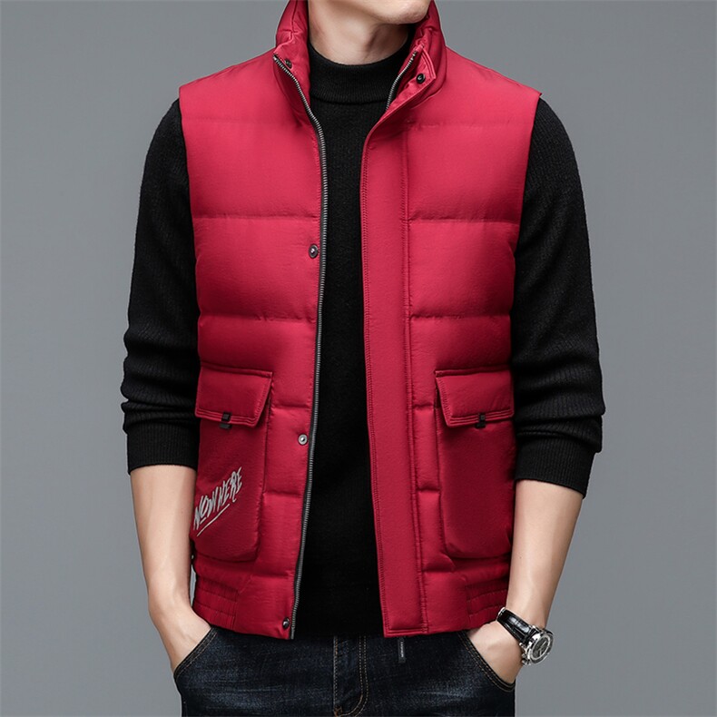 CXYF59387钱塘2020-2中青年男士冬季马甲厚款时尚休闲羽绒服P137,男装羽绒服,钱塘207-2